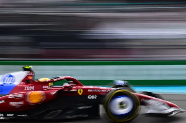 Lewis Hamilton in Miami