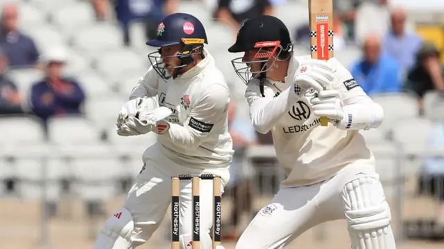 Ollie Price batting