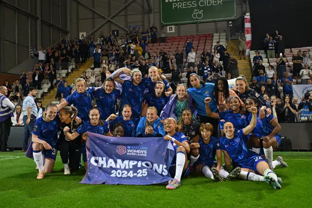 Chelsea Women's Super League winners