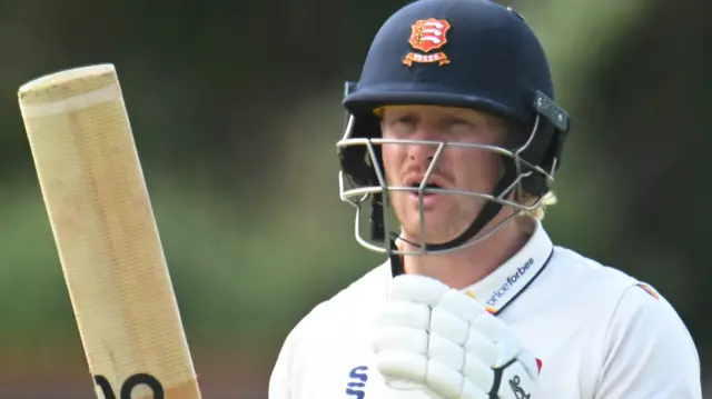 Jordan Cox batting
