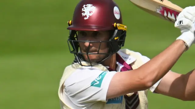 Lewis Gregory batting