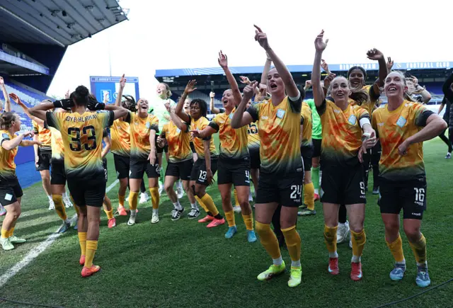 London City Lionesses celebrate