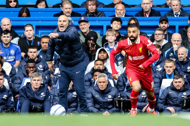 Head Coach Enzo Maresca shouts instructions