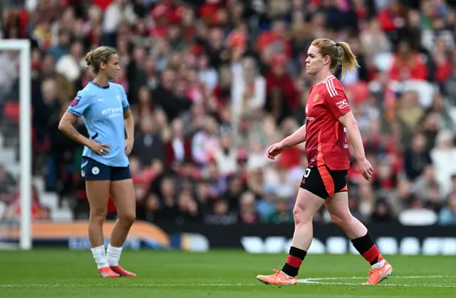 Aoife Mannion leaves the field after being sent off