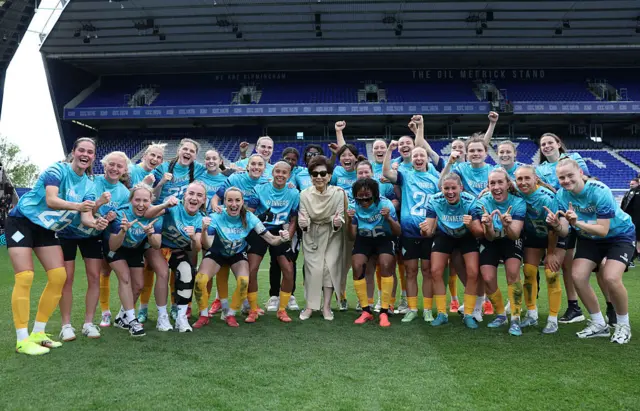 London City Lionesses celebrate