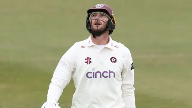 Rob Keogh looks dejected