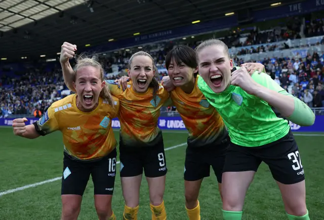 London City Lionesses celebrate