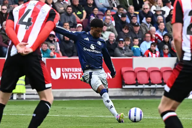 Amad Diallo scores for Man Utd
