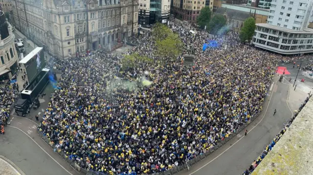 Large crowd of people