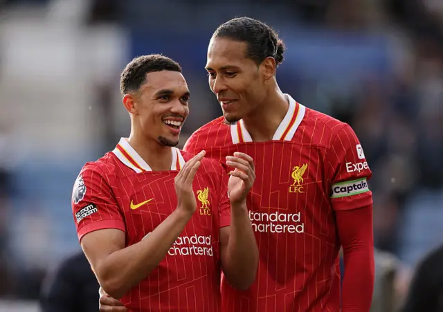 Trent Alexander-Arnold with Virgil van Dijk