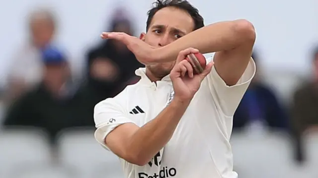 Zaman Akhter bowling