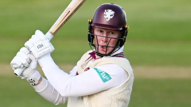 James Rew batting