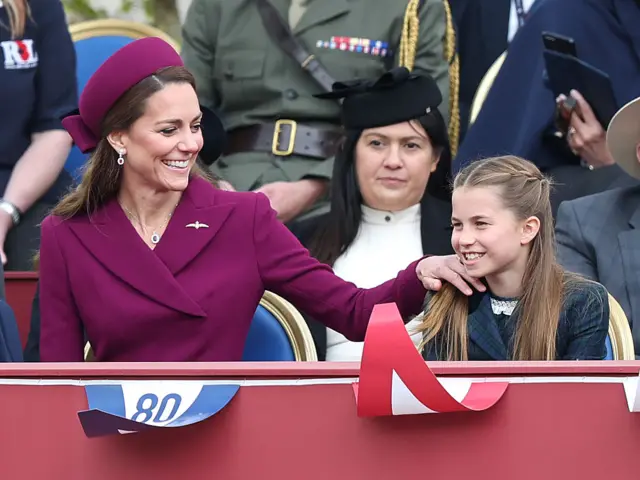 The Princess of Wales shares a laugh with her daughter, Princess Charlotte
