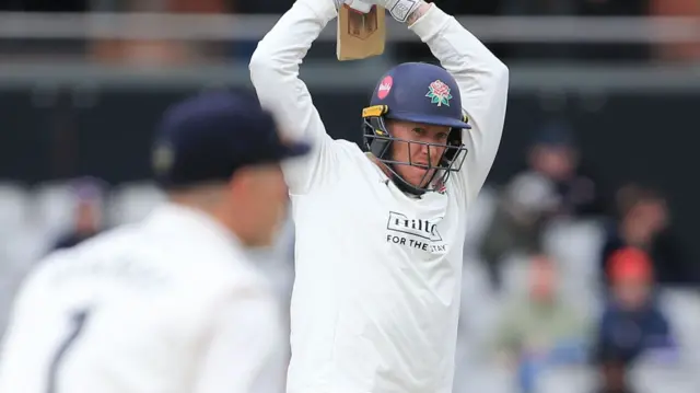 Luke Wells batting