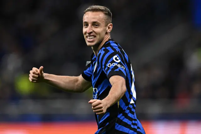 Davide Frattesi of FC Internazionale Milano reacts