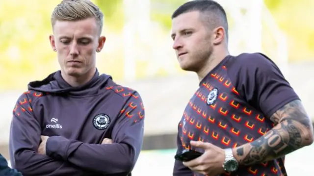 Kyle Turner (left) and Aidan Fitzpatrick (right) both start for Thistle