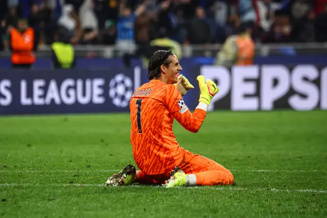 Yann Sommer of FC Internazionale celebrates