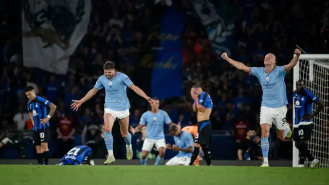 Man City win CL final