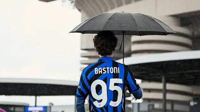 Fan at San Siro