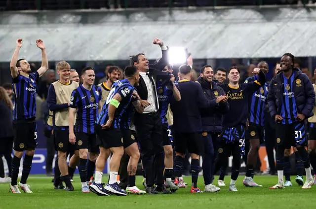 Inter Milan celebrate