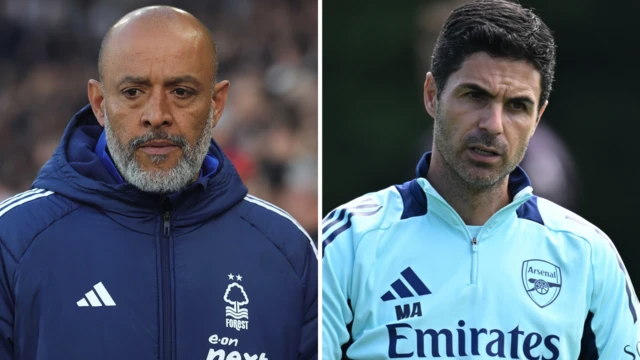 Nuno Espirito Santo and Mikel Arteta