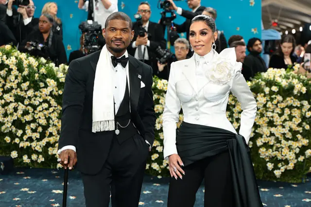 Usher and Jennifer Goicoechea Raymond