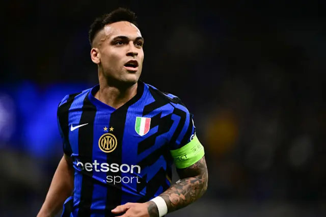 Lautaro Martinez celebrates