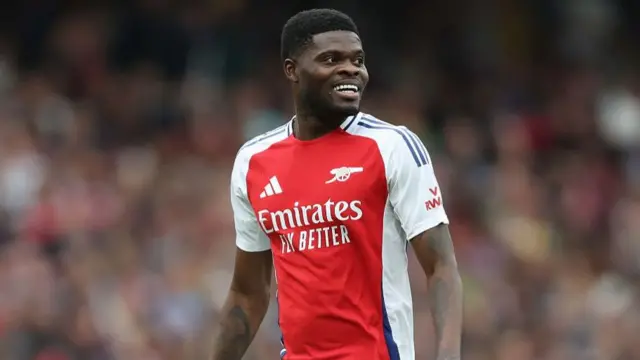 Thomas Partey during the Premier League match between Arsenal FC and AFC Bournemouth