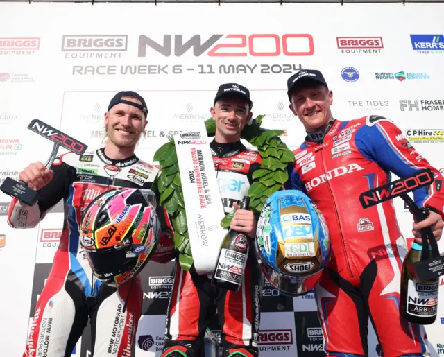 Glenn Irwin, Davey Todd and Dean Harrison