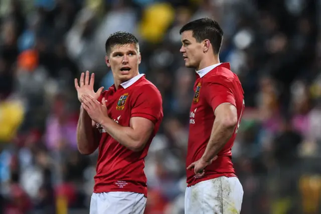 Owen Farrell and Johnny Sexton