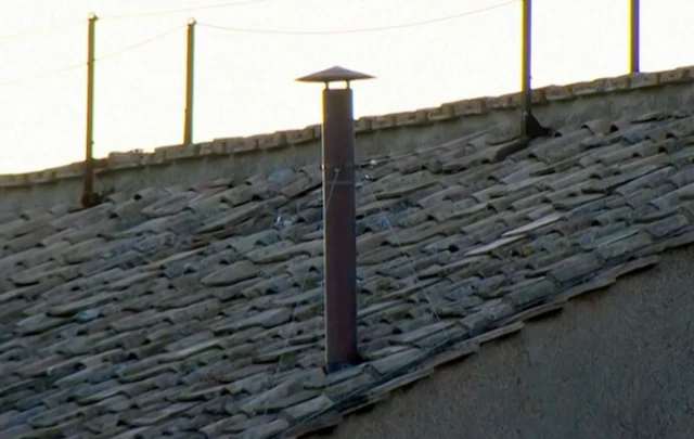 The smokeless Sistine Chapel chimney