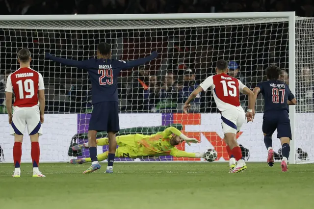Raya saves a penalty