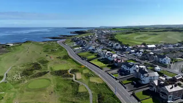 The sun is shining on the NW200 circuit