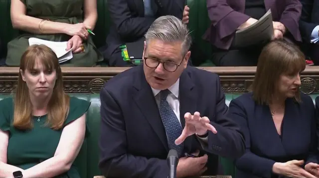 Keir Starmer speaking in House of Commons