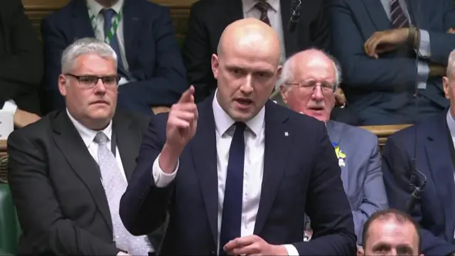 Screen grab of SNP Westminster leader Stephen Flynn