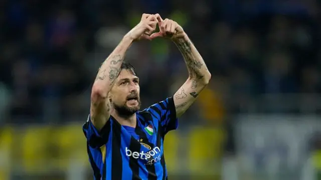 Inter Milan defender Francesco Acerbi