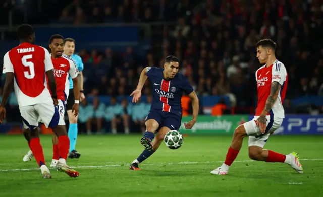 Hakimi scores for PSG