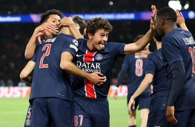 PSG celebrate