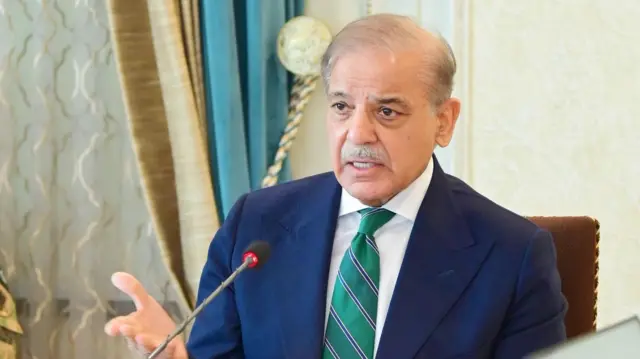 Pakistani Prime Minister Muhammad Shehbaz Sharif