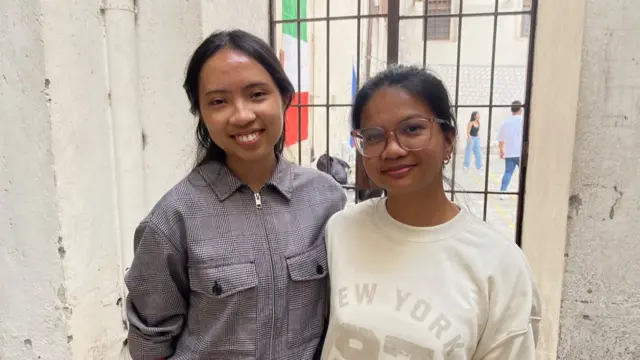 Two young Filipino women