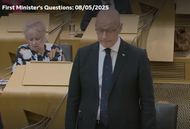 First Minister John Swinney