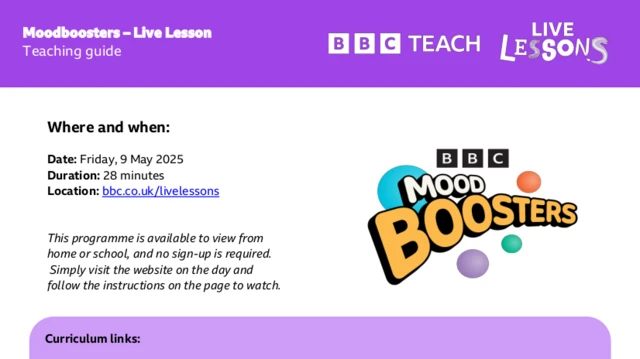 Moodboosters Live Lesson Teaching Guide