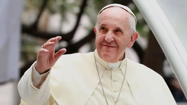 A picture of Pope Francis