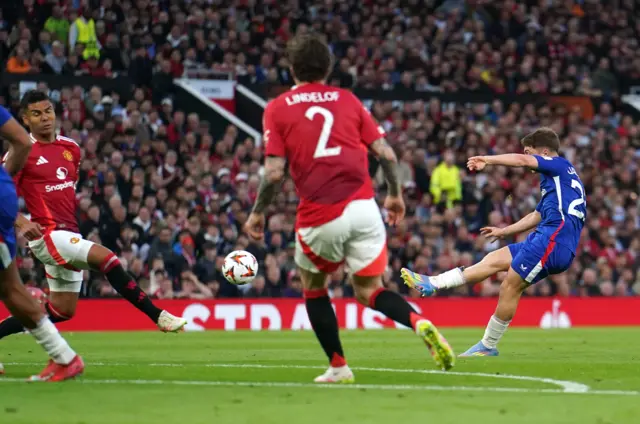 Athletic Bilbao's Mikel Jauregizar scores their side's first goal
