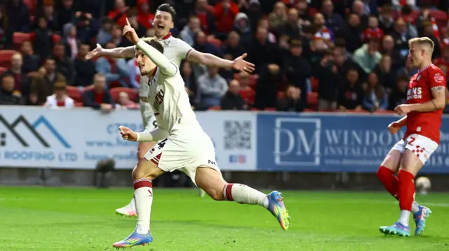 Sheffield United celebrate scoring