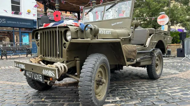 A military vehicle in Banbury