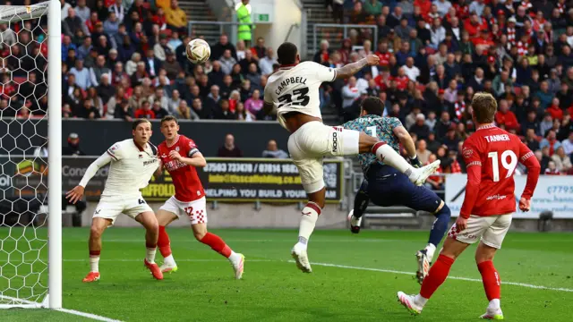 Sheffield United disallowed goal