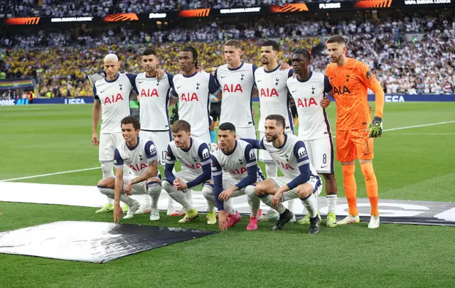Tottenham Hotspur team group against Bodo/Glimt