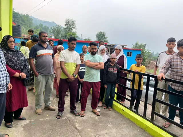 Locals say at least 80 people have fled from Poonch to Surankote