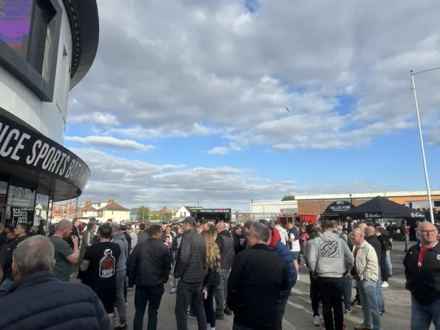Fans at Ashton Gate